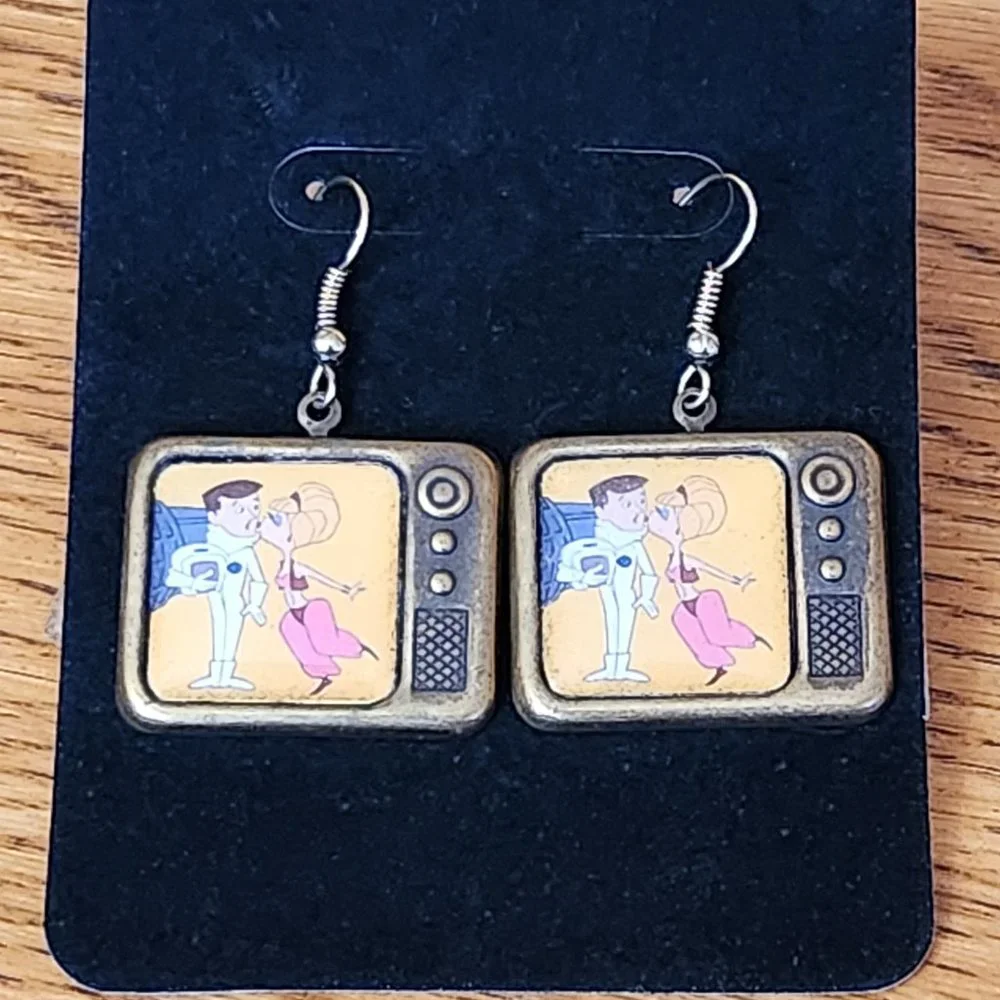 I dream of jeannie on tv earrings RARE - Picture 1 of 4